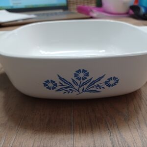 Vintage, Rare Corning Ware P-1-B 1 Qt. Square Casserole With Lid.  Excel…